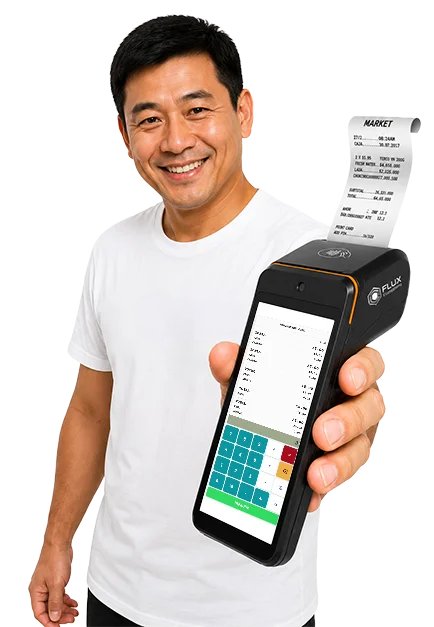 Terminal POS FLUX en el negocio